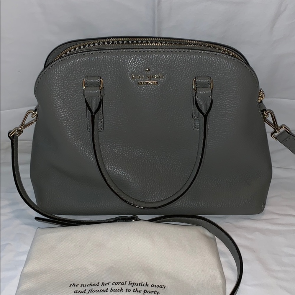 kate spade grey handbag/cross body